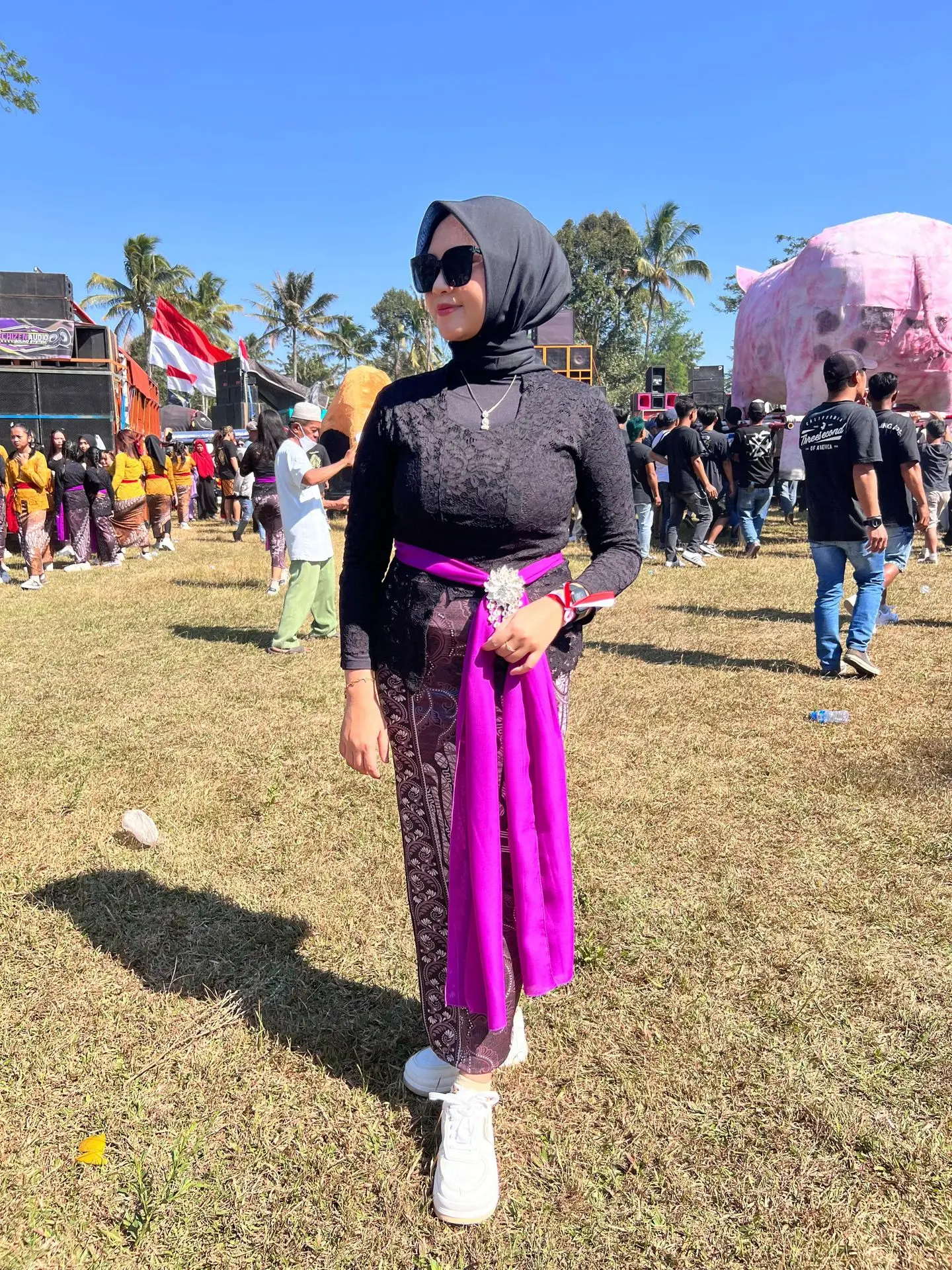 Kostum Karnaval Kebaya Bali Hitam Grabag