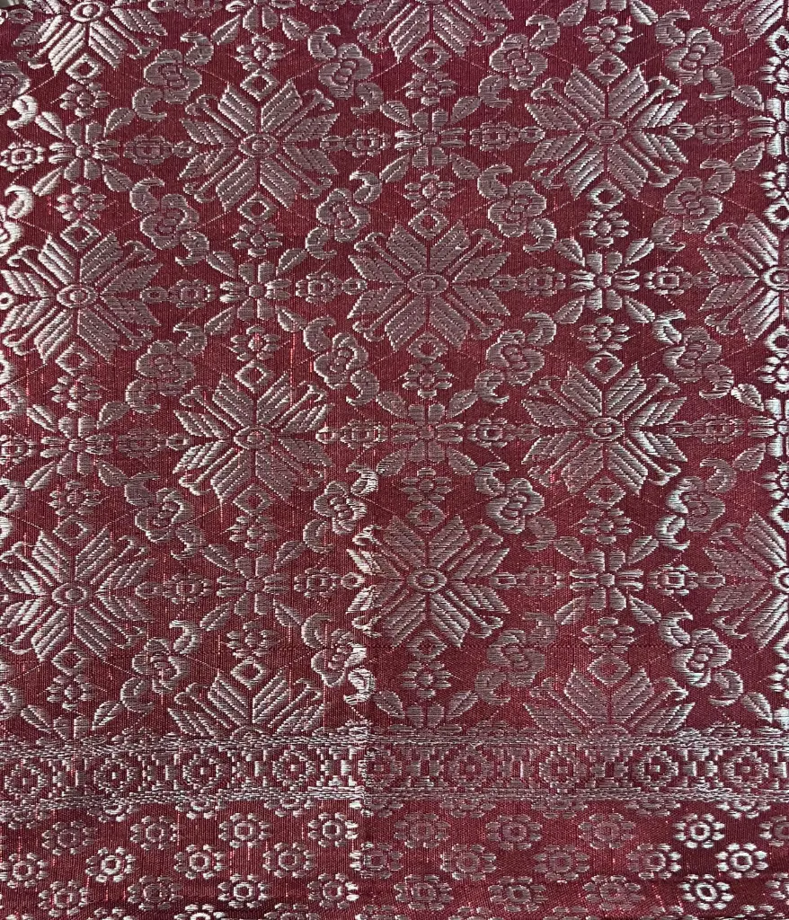 Jarik Songket Merah Maroon