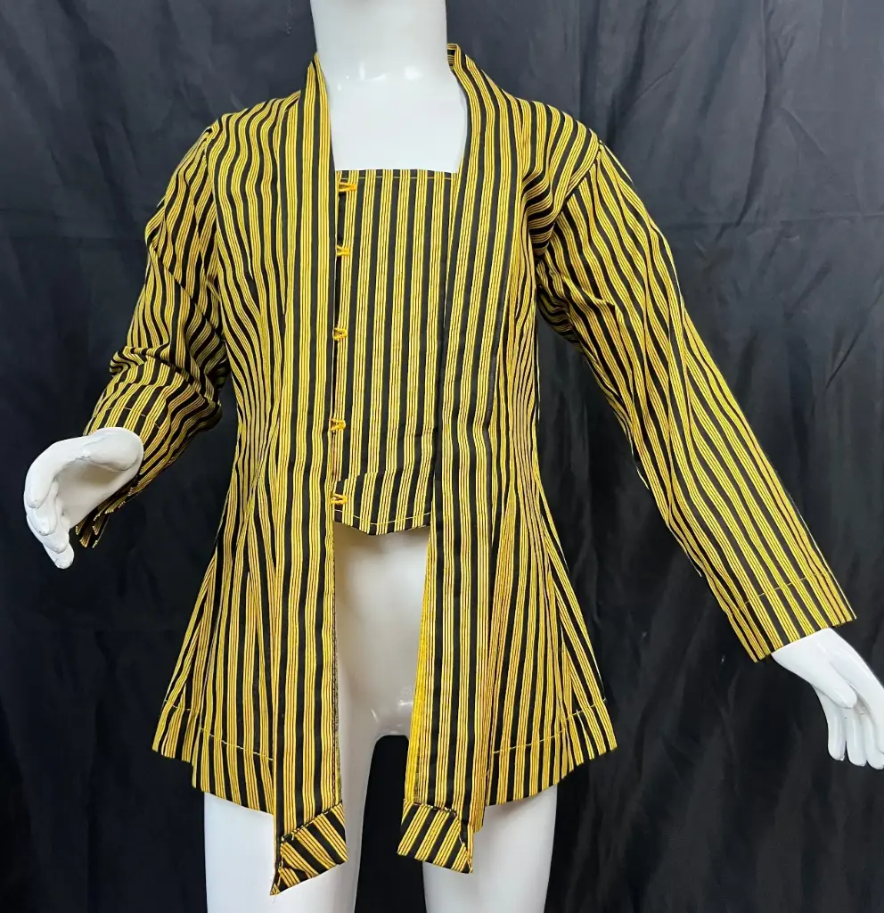 Kebaya Lurik Kuning Premium Anak