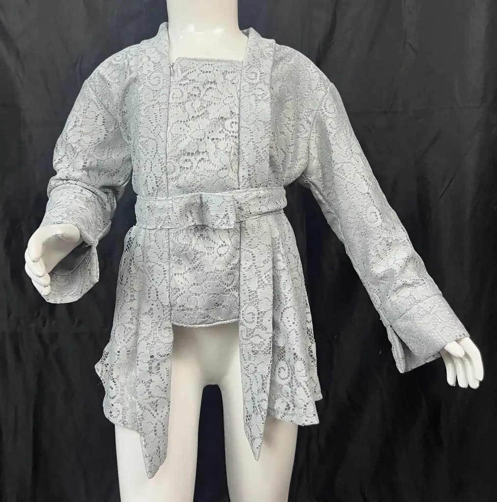 Kebaya Broklat Abu-abu Anak