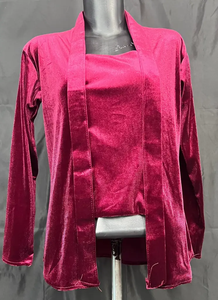 Kebaya Bludru Reguler Merah