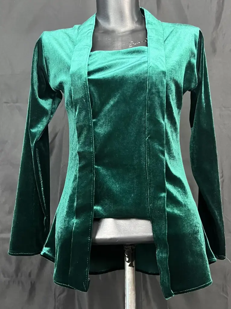 Kebaya Bludru Reguler Hijau