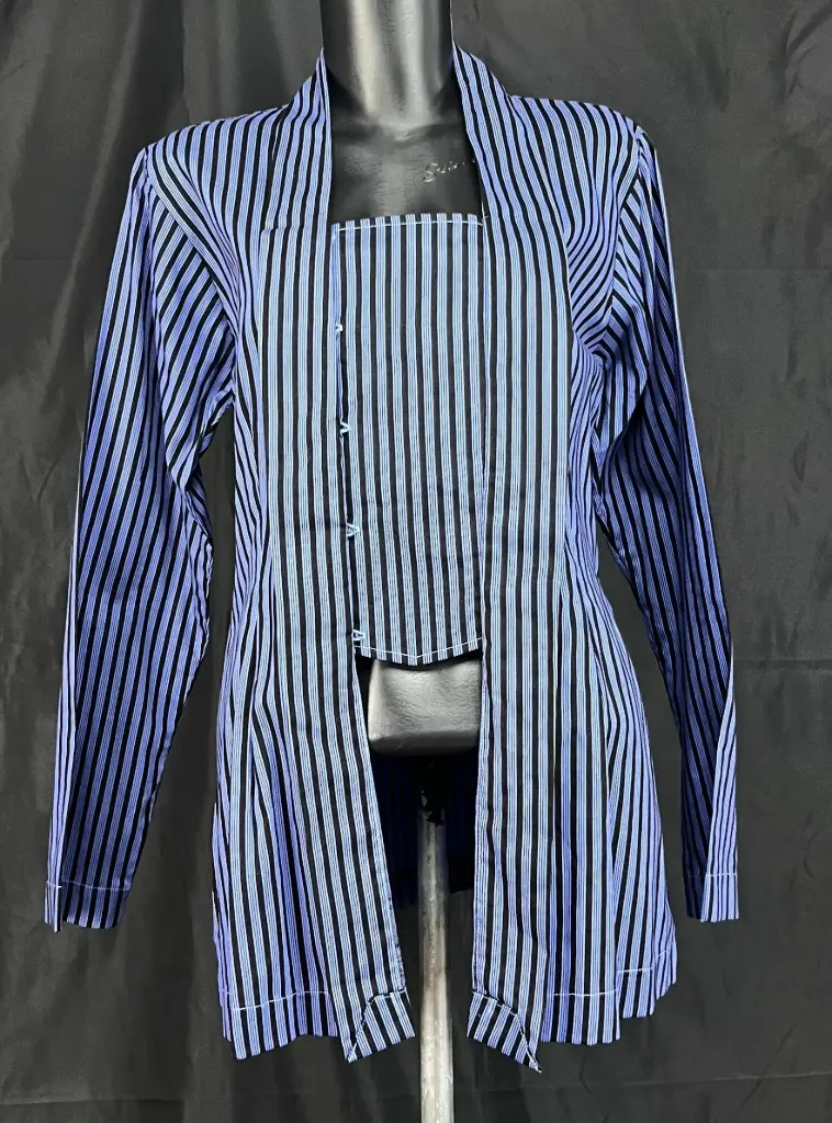 Kebaya Lurik Biru