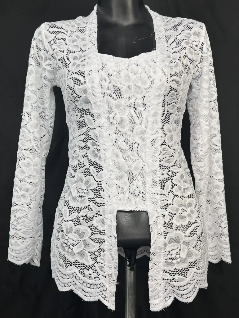 Kebaya Bali Sofia Putih