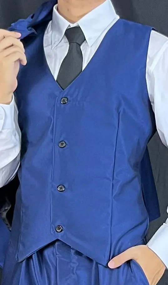 Rompi Jas Biru Navy Premium Dewasa