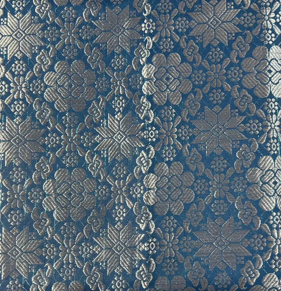 Jarik Songket Steel Blue