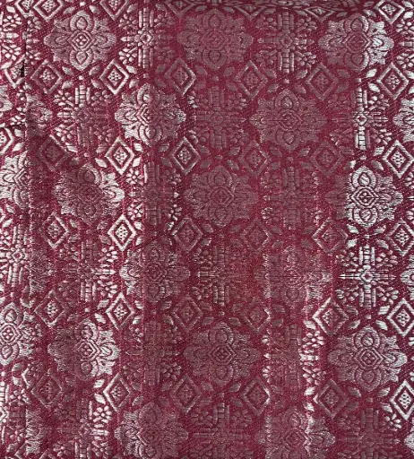 Rok Songket Merah Maroon