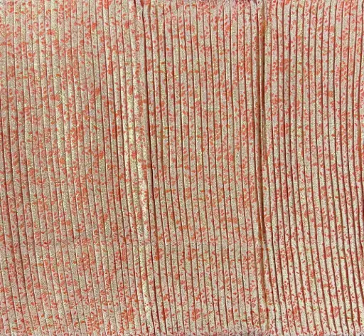 Songket Plisket Orange Cerah