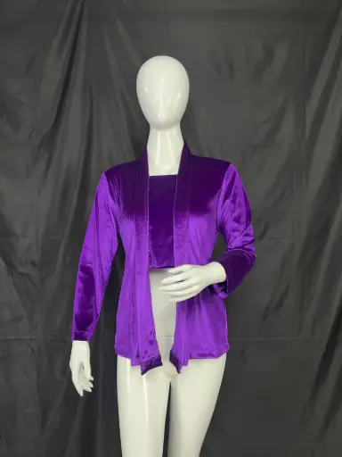 Kebaya Bludru Premium Ungu