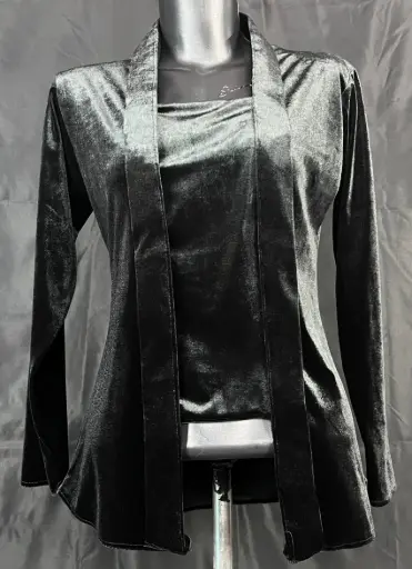 Kebaya Bludru Reguler Hitam