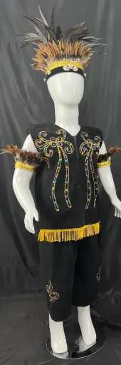 (Setelan) Adat Dayak Anak Hitam Biasa