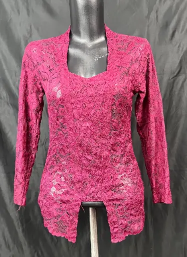 Kebaya Bali Sofia Merah Maroon