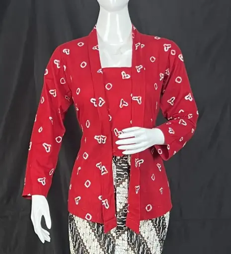 Kebaya Jumput Ori Merah