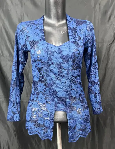 Kebaya Bali Sofia Biru Navy