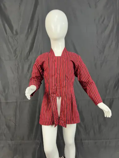 Kebaya Lurik Merah Premium Anak