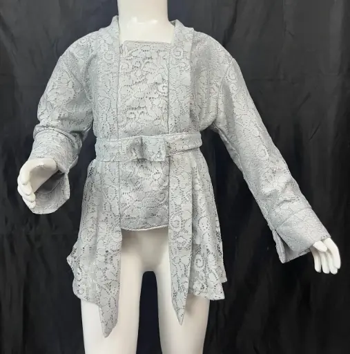 Kebaya Broklat Abu-abu Anak