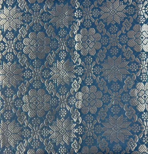 Jarik Songket Steel Blue